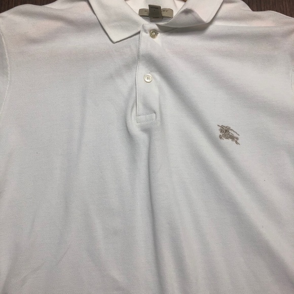 White Burberry Polo Large cost originally $225 - Picture 3 of 7